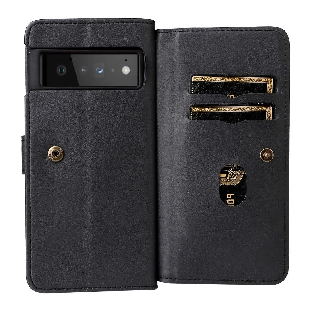 10-slot wallet case for Google Pixel 6 Pro - Black