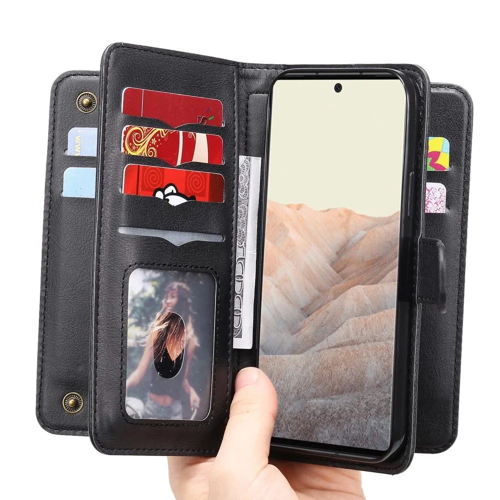 10-slot wallet case for Google Pixel 6 Pro - Black