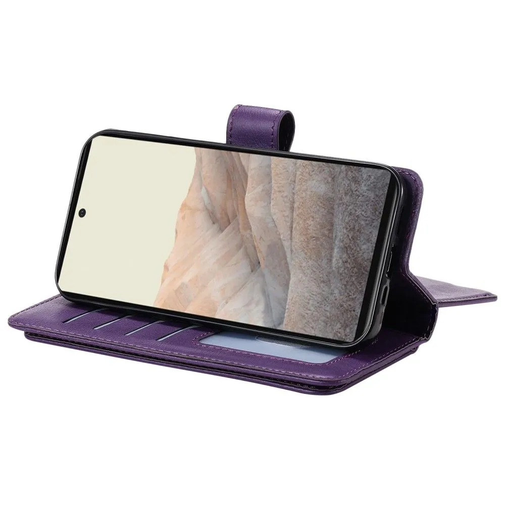 10-slot wallet case for Google Pixel 6 - Purple