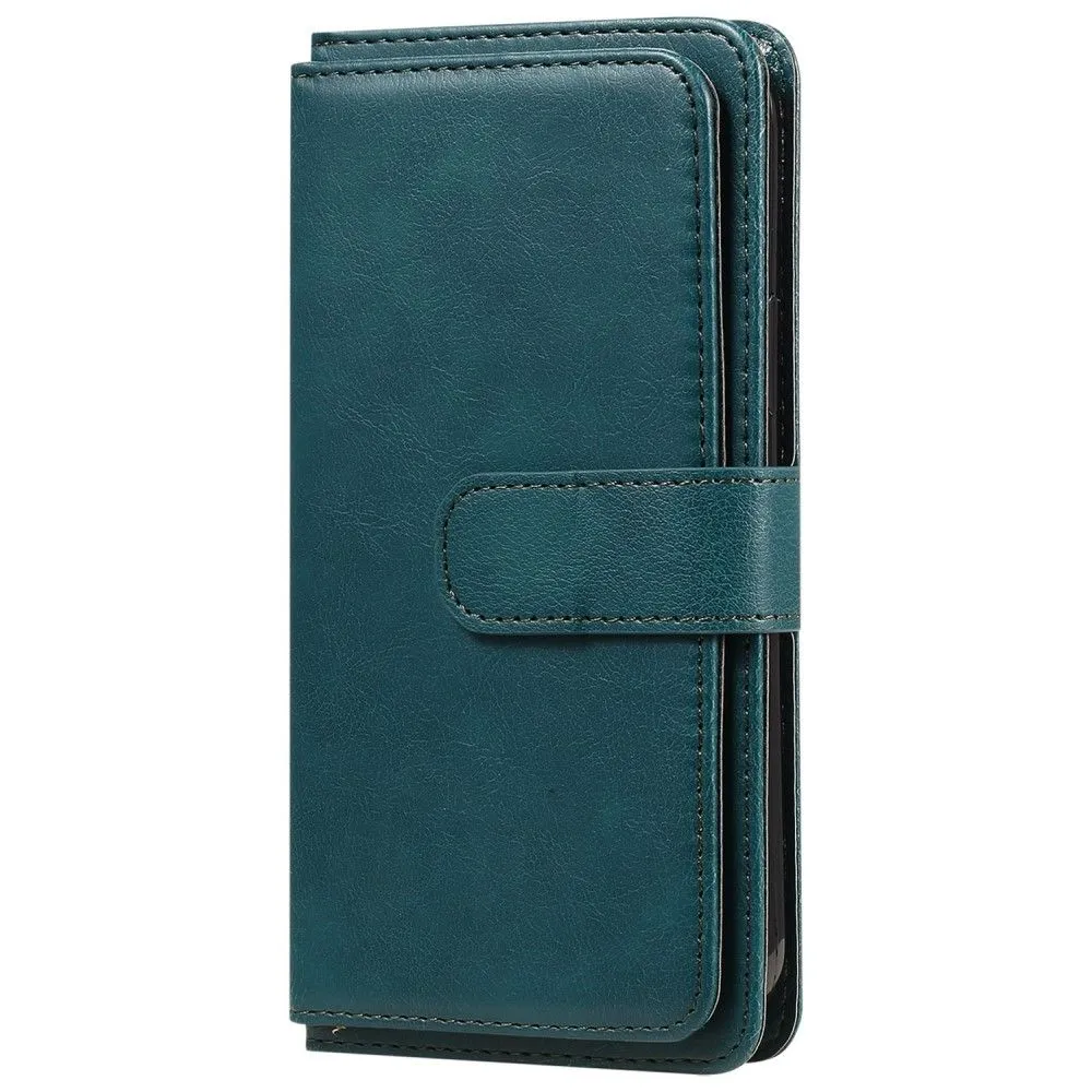 10-slot wallet case for Xiaomi 12 Pro - Blackish Green