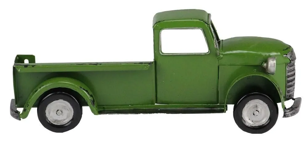 10" Metal Half Truck Attachment: Green