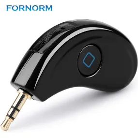 2017 Wireless Bluetooth Receiver 3.5mm Plug Adapter Built-in Rechargeable Battery for Iphone Andorid Speaker Car Stereo