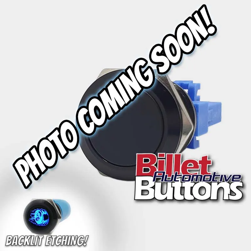 22mm 'ENGINE IGNITION SYMBOL' Billet Push Button Switch Marine