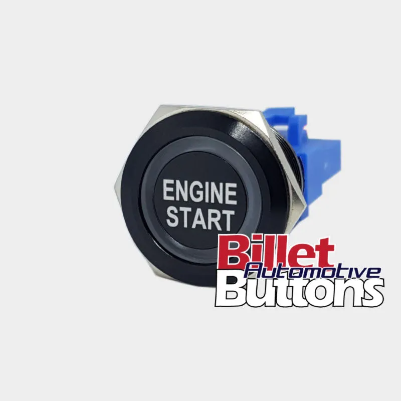 22mm 'ENGINE START' Billet Push Button Switch