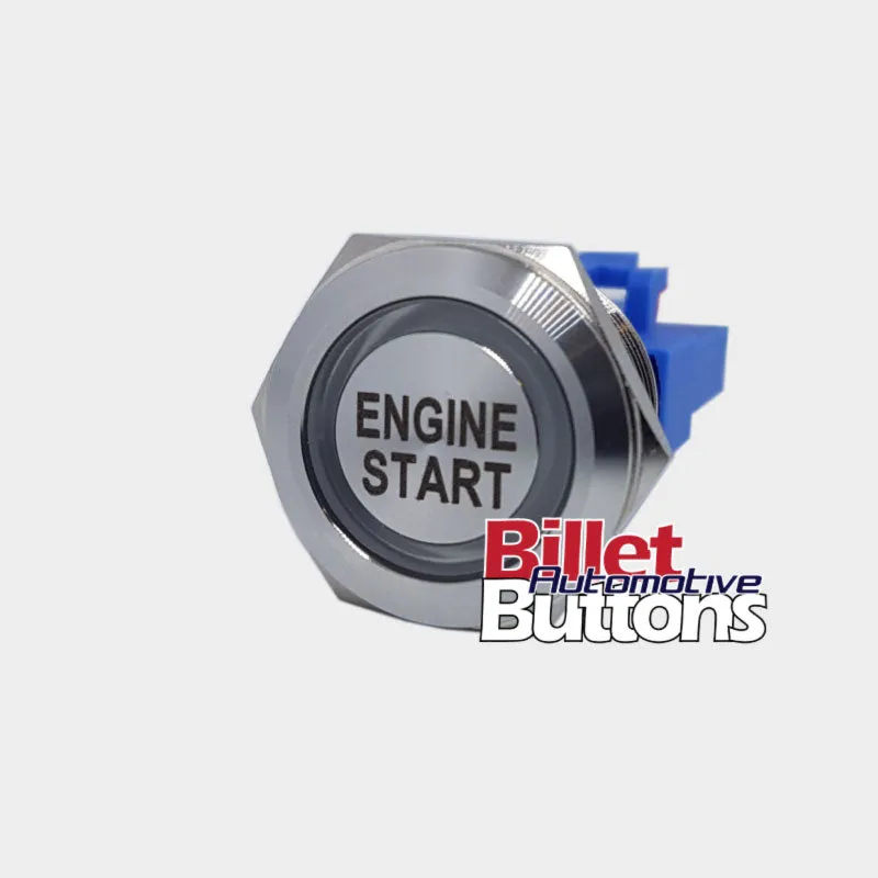 22mm 'ENGINE START' Billet Push Button Switch