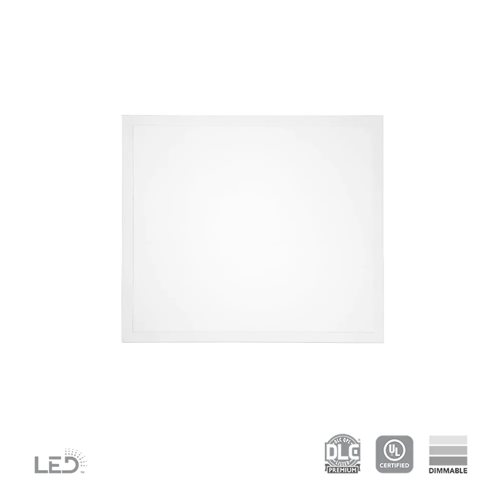 2x2 LED Panel Light - 2 Pack, White, Wattage Adjustable, CCT Selectable 3500K/4000K/5000K CCT