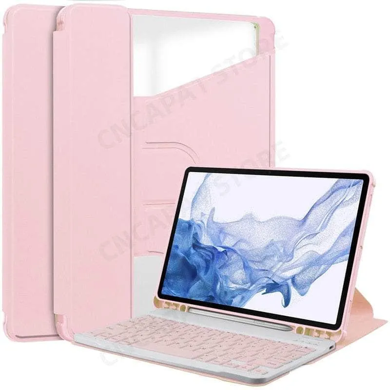 360 Bluetooth Keyboard Galaxy Tab S9 2023 Case