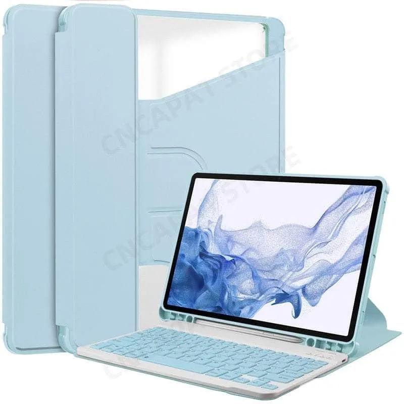 360 Bluetooth Keyboard Galaxy Tab S9 2023 Case