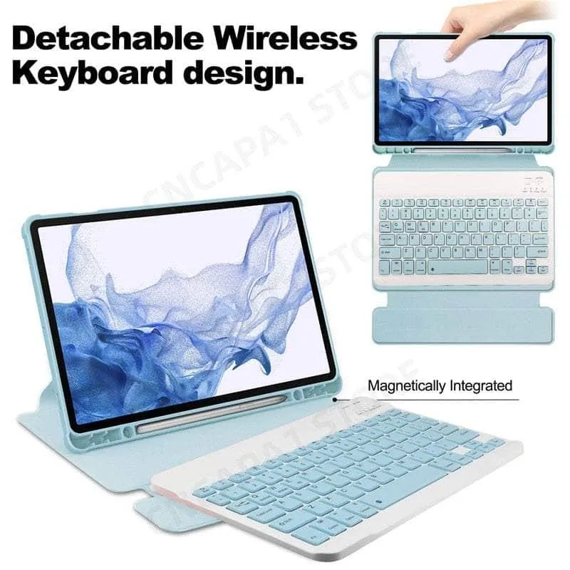 360 Bluetooth Keyboard Galaxy Tab S9 2023 Case