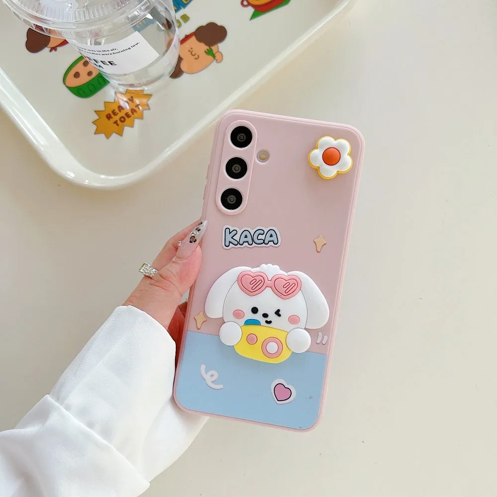 3D Spin Flower Silicone Soft Phone Case - OnePlus Nord 2T