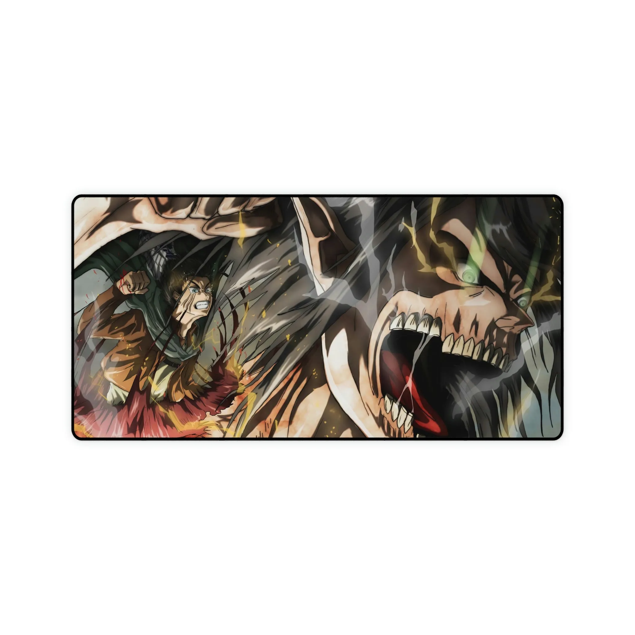 #5.3080, Eren Yeager, Attack, Titan, Attack on Titan, Mouse Pad (Desk Mat)