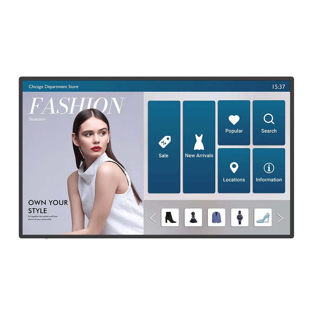 55" Diagonal Class Il01 Series Led-Backlit Lcd Display Digital Signage. 4K Uhd 3840 X 2160