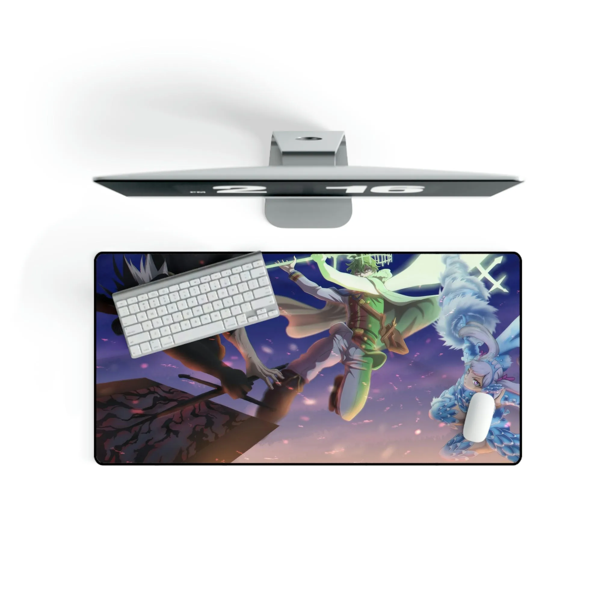 #8.2117, Asta, Yuno, Black Clover, Mouse Pad (Desk Mat)