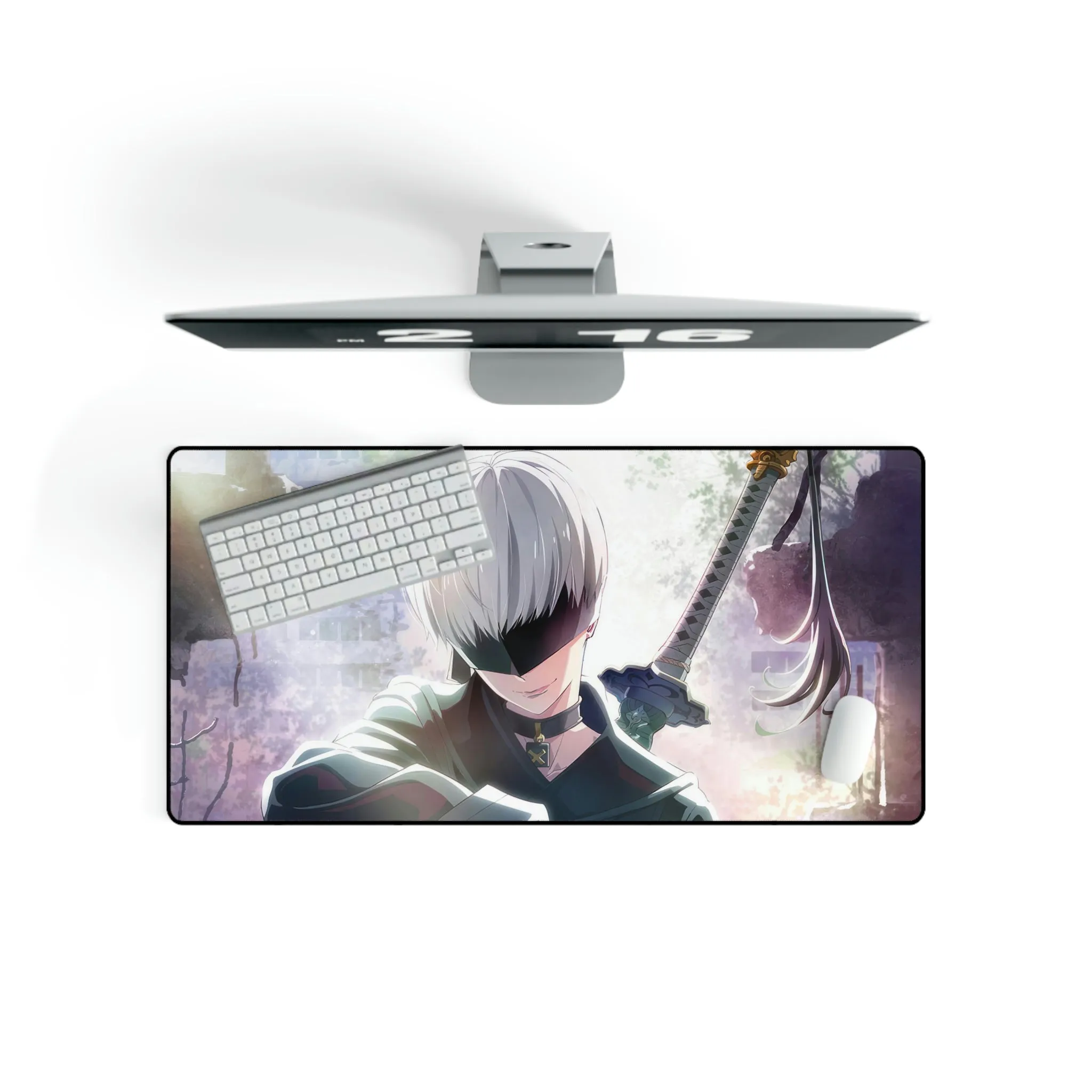 9S NieR Automata Anime Mouse Pad (Desk Mat)