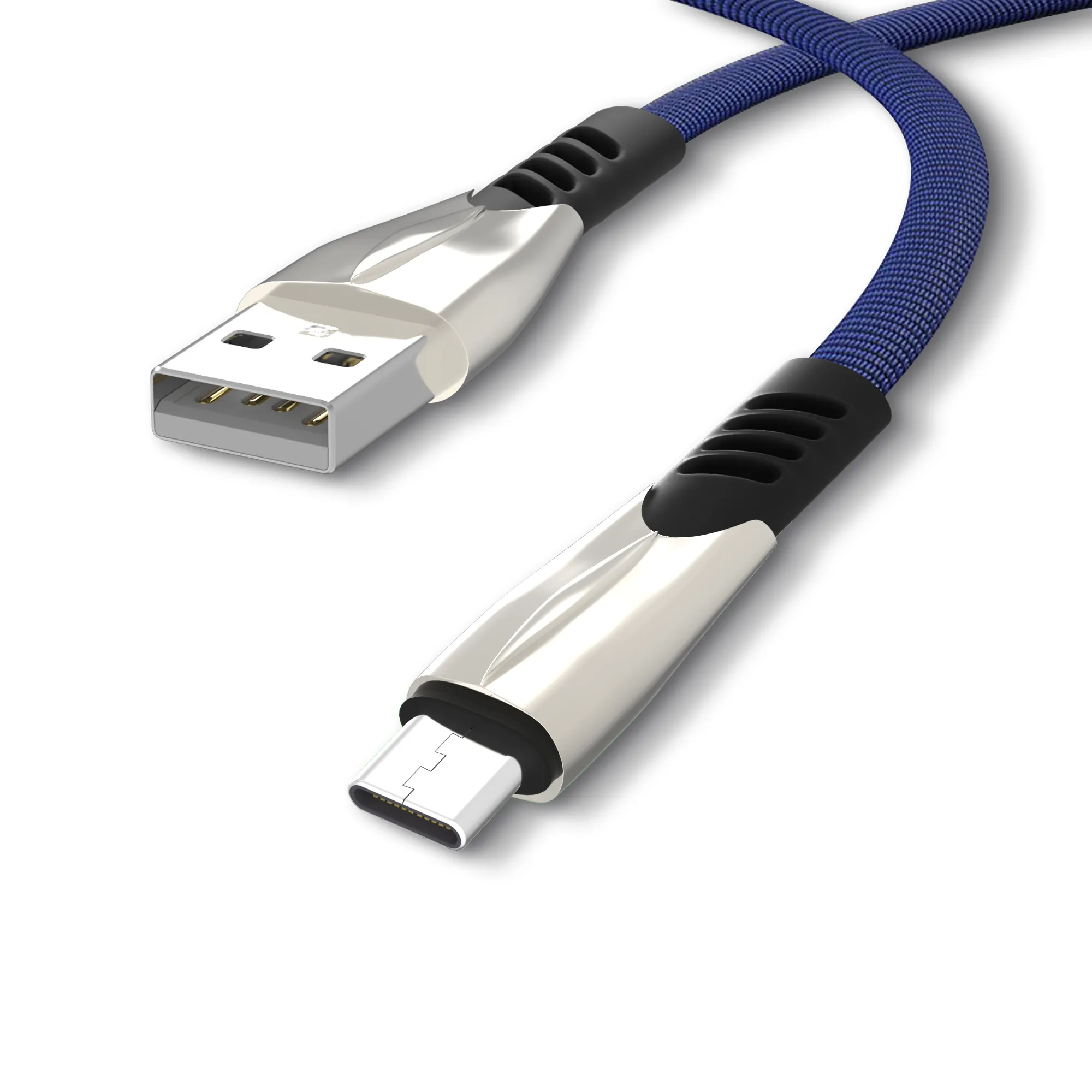 ACB030C Type C Flat Braided Charging & Sync Data Cables