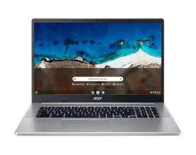 Acer Chromebook Cb317-1H-C41X 43.9 Cm (17.3") Full Hd Intel® Celeron® 4 Gb Lpddr4X-Sdram 32 Gb Flash Wi-Fi 6E (802.11Ax) Chrome Os Silver