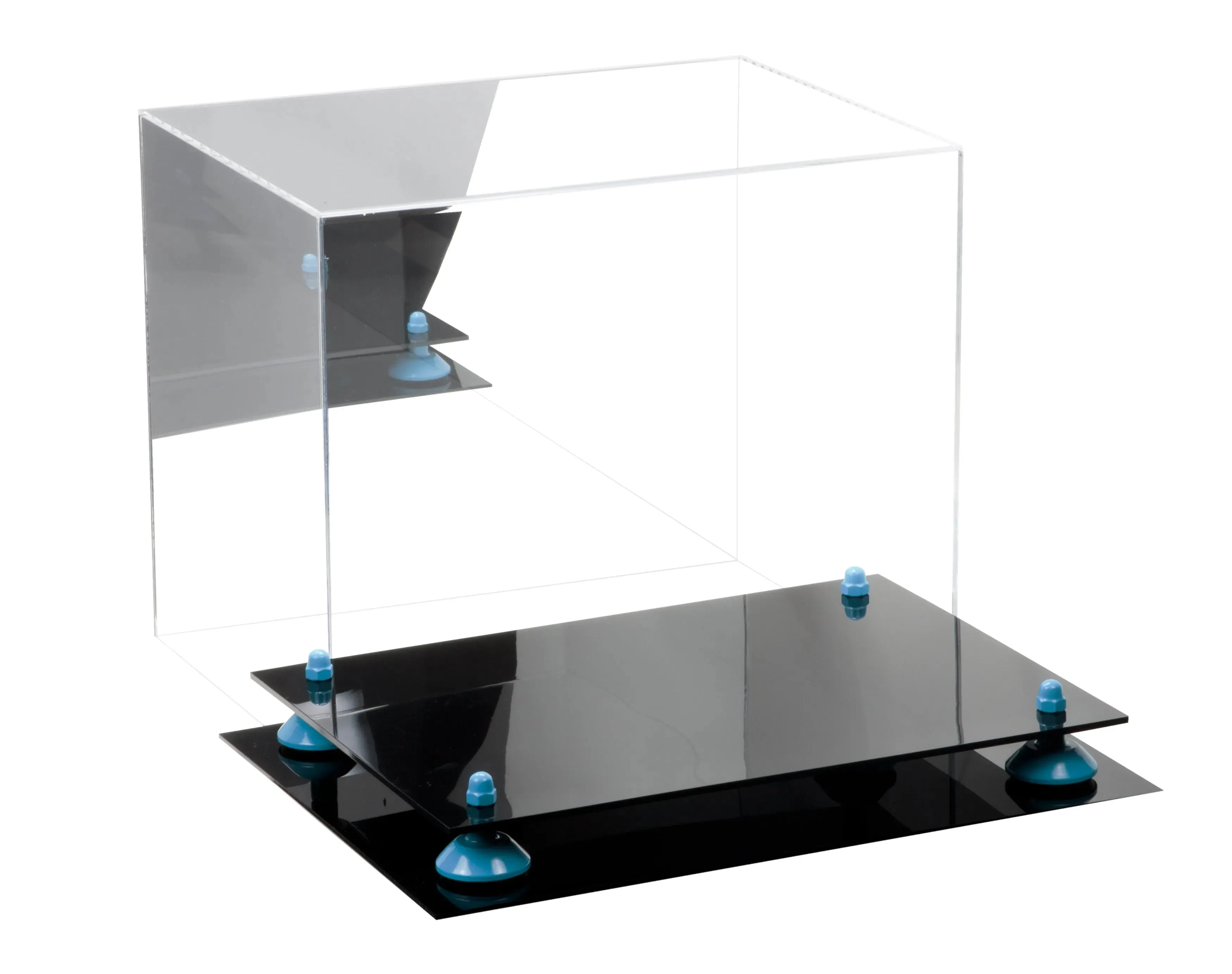 Acrylic Catchers or Goalie Helmet Display Case - Mirror No Wall Mounts (V44/A002)