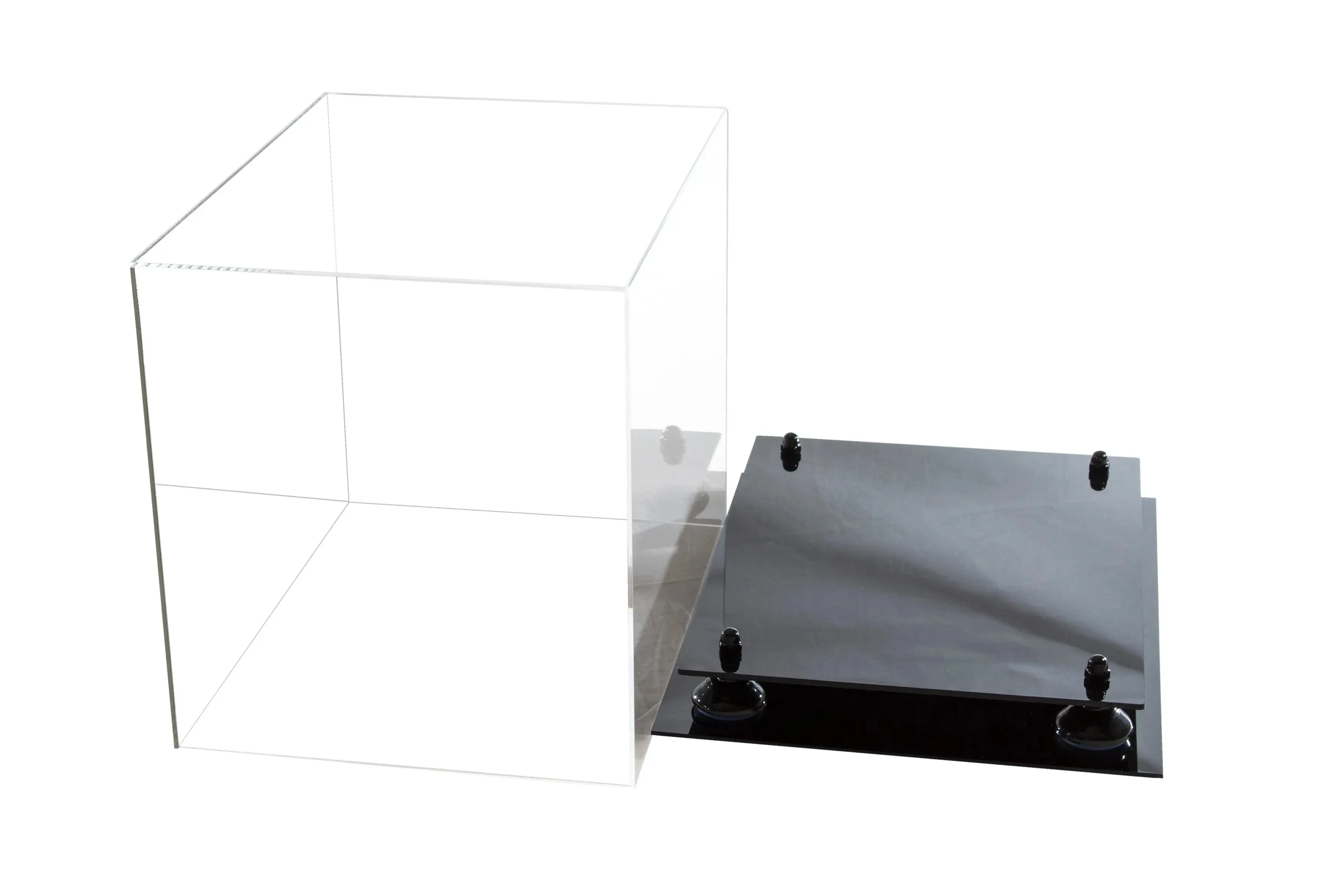 Acrylic Catchers or Goalie Helmet Display Case - Mirror No Wall Mounts (V44/A002)