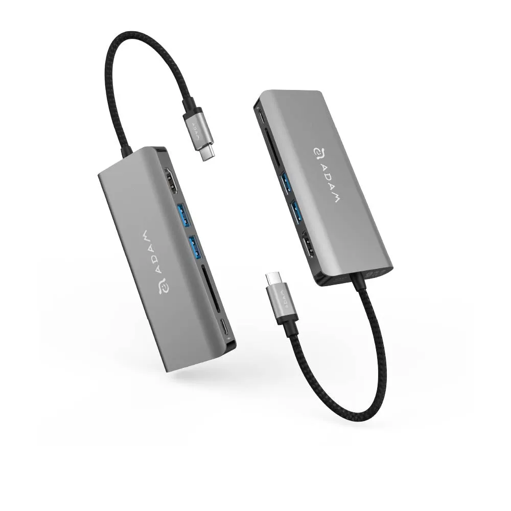 Adam Elements USB-C 3.1 - 6 port Hub - Grey