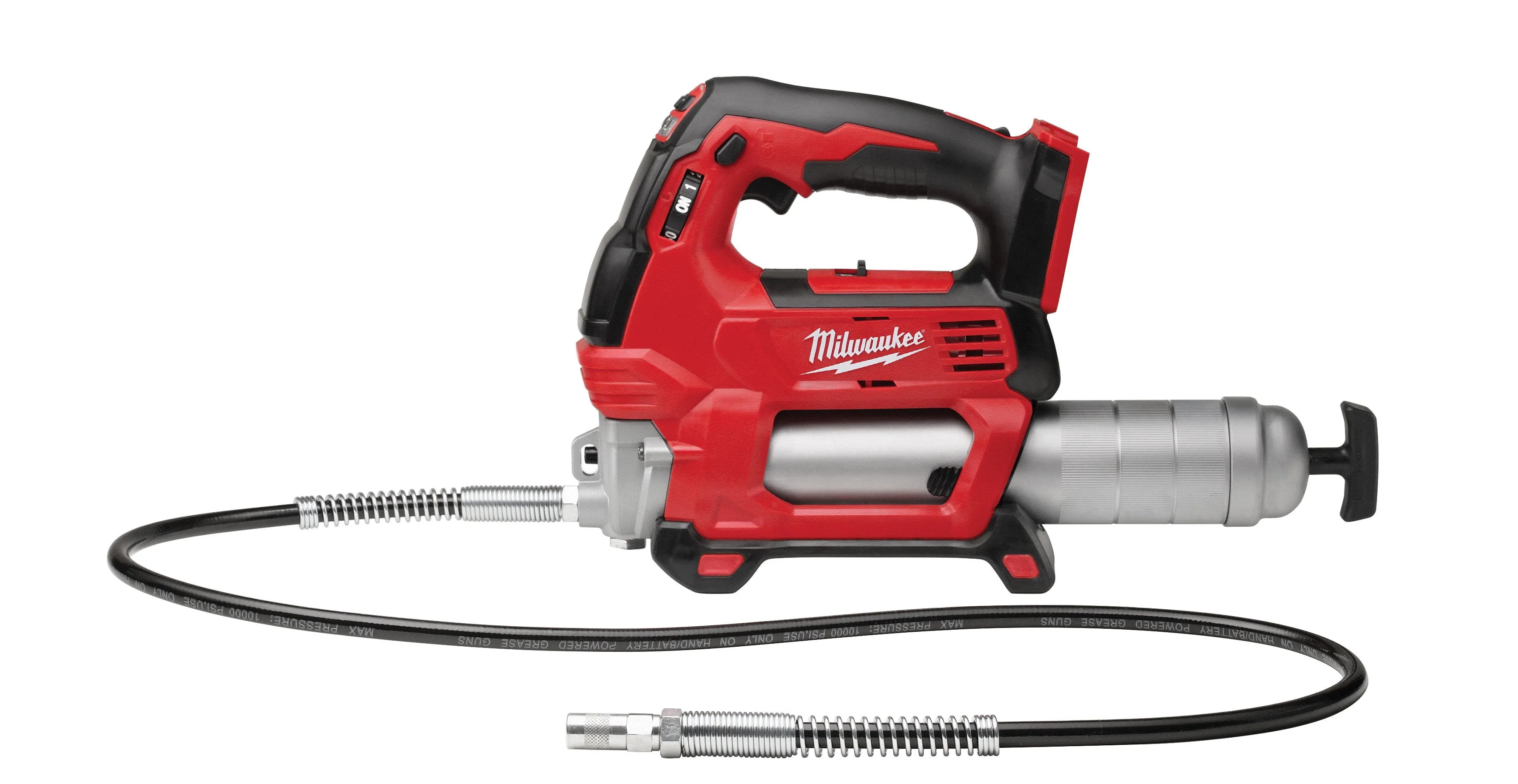 Air Grease Gun - Milwaukee M18 18 Volt Lithium-Ion Cordless 2-Speed Grease Gun - 1 Battery Kit, 2646-21CT