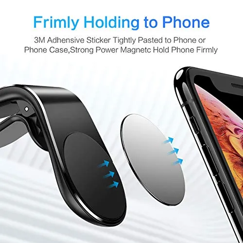 Air Vent Clip Universal Car Mount Mobile Holder | The Ventilation Adjustable Magnetic Phone Car Mount Magnets Hands Free