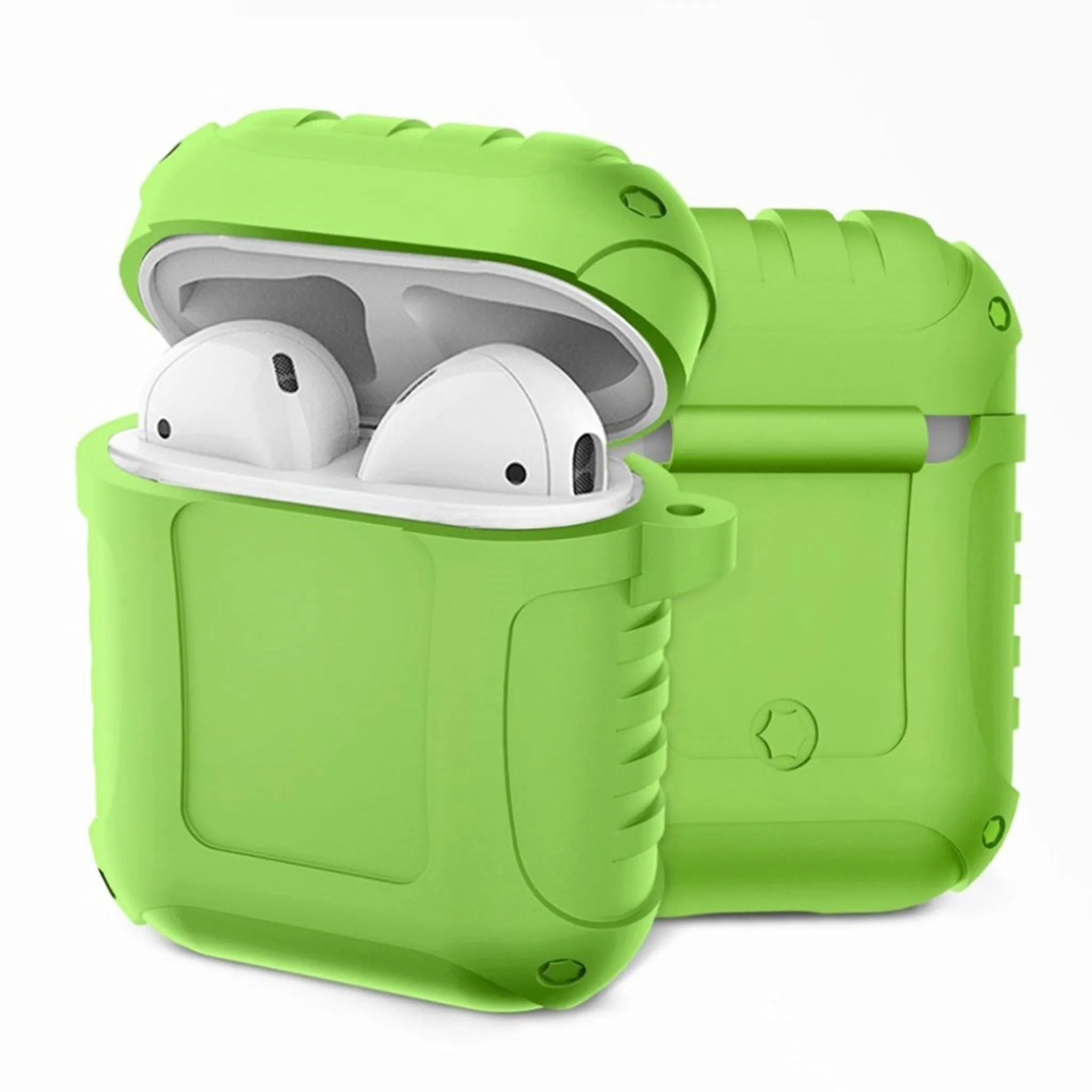 Airpods shock-proof silicone case - Green