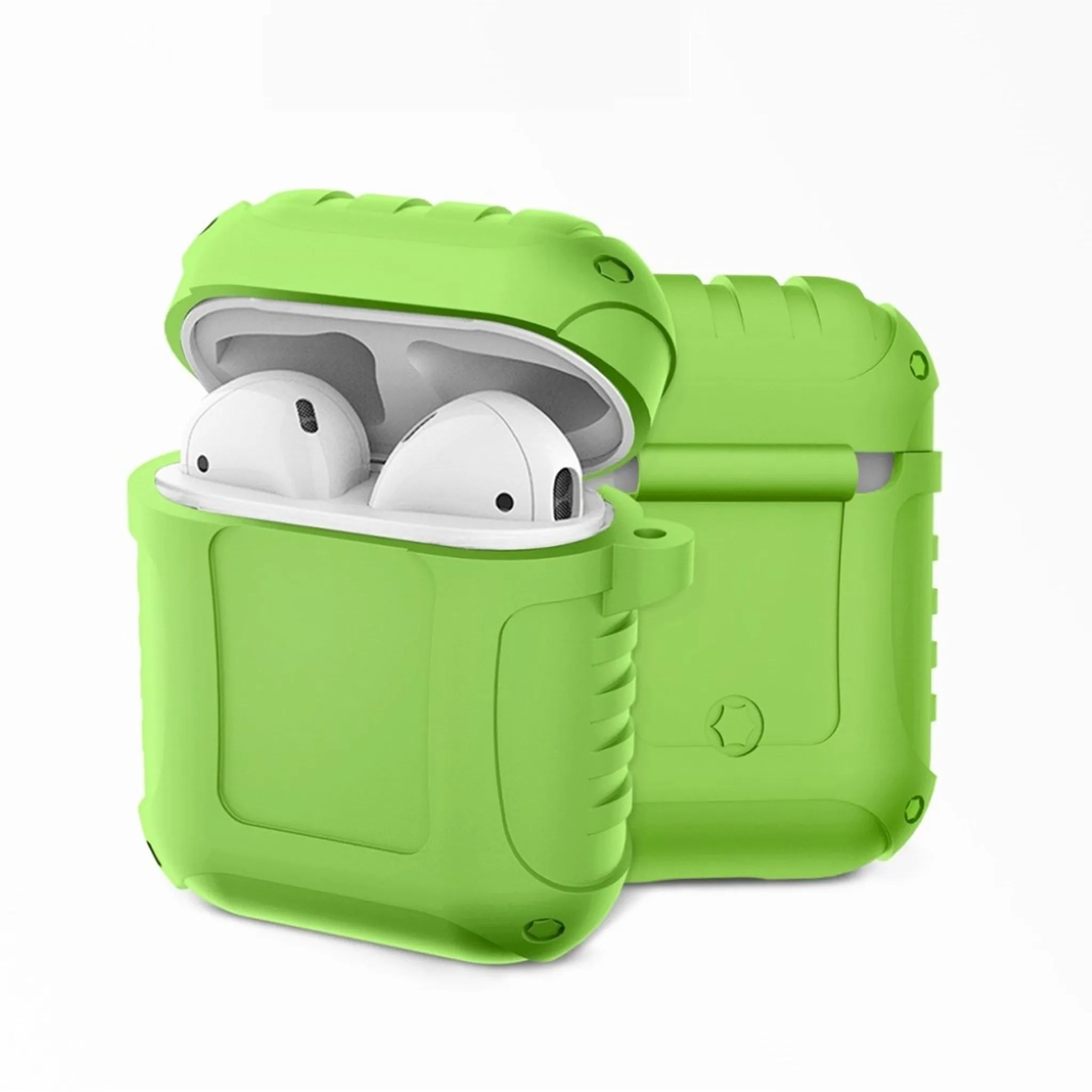 Airpods shock-proof silicone case - Green