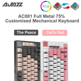 AJAZZ AC081 Hot-Swap 81Keys Mechanical Gaming Keyboard