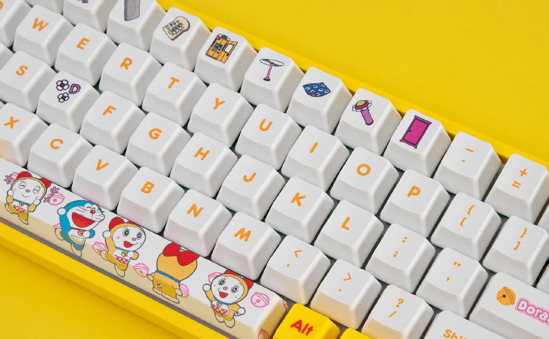 Akko 68K Dorami 3068 Orange Switch Keyboard