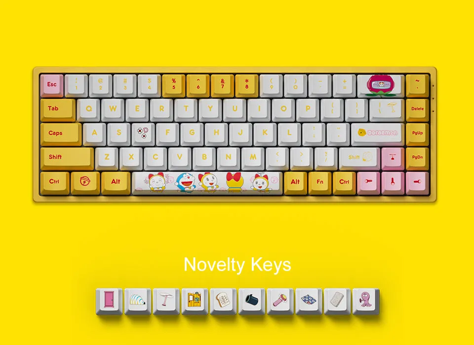 Akko 68K Dorami 3068 Orange Switch Keyboard