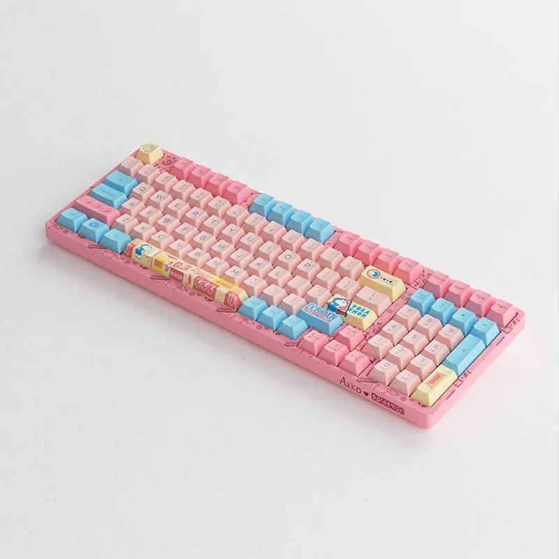 Akko 98K Doraemon Macaron 3098B Jelly Pink Switch Keyboard