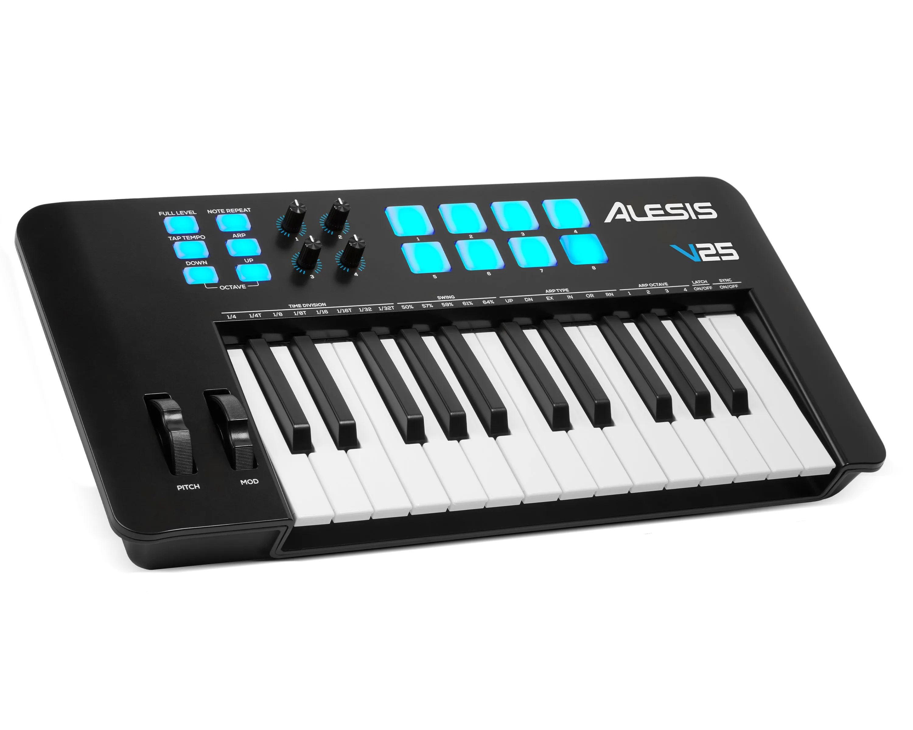 Alesis V25MKII USB-MIDI Keyboard Controller - 25-Key