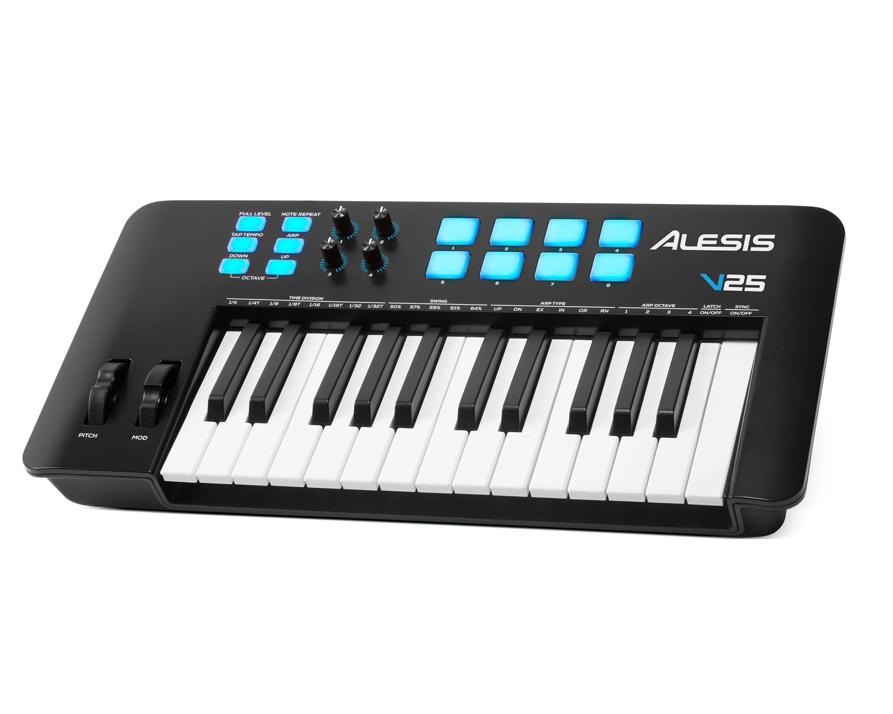 Alesis V25MKII USB-MIDI Keyboard Controller - 25-Key