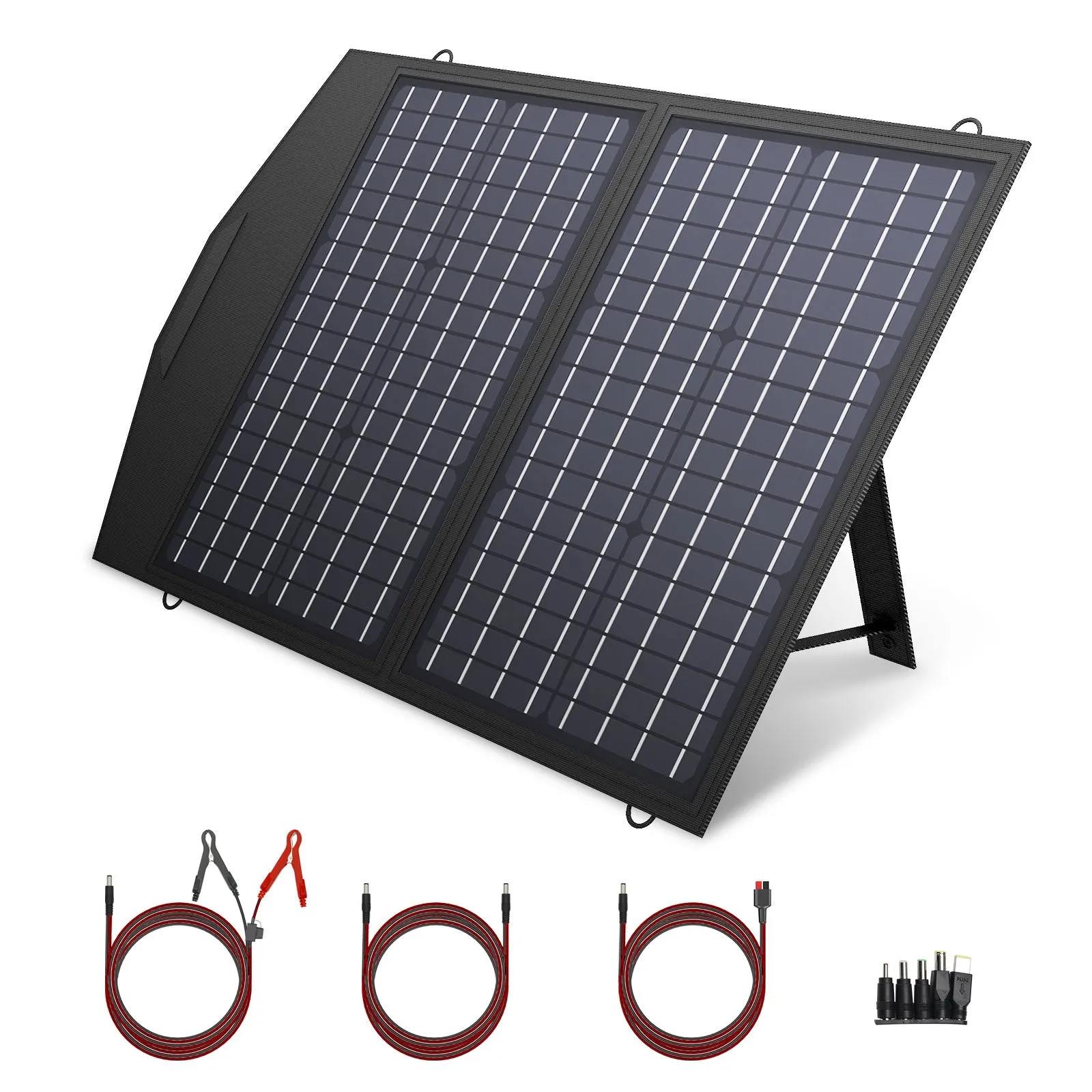 ALLPOWERS 18V Foldable Solar Panel,  60/100/120/200W Mobile Solar Charger for Power Supply, Laptop, Solar Generator, Fishing