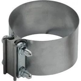 Aluminized Steel Butt Exhaust Clamps