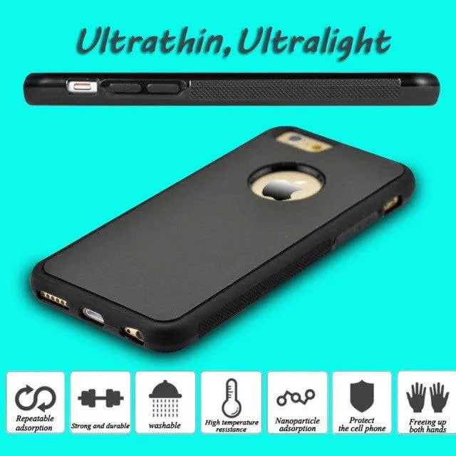 Anti-gravity Phone Case For iPhone 6 /6S /7 /8  Magical Anti gravity Nano Suction Case