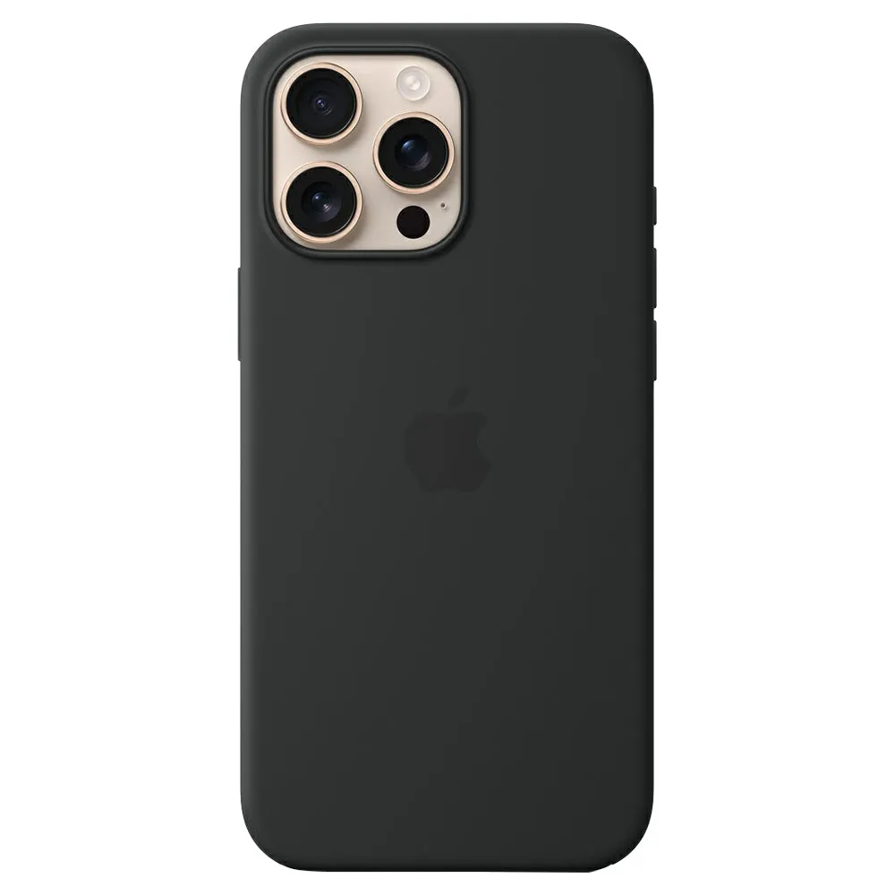 Apple iPhone 16 Pro Max Silicone Case with MagSafe - Black | MYYT3ZM/A