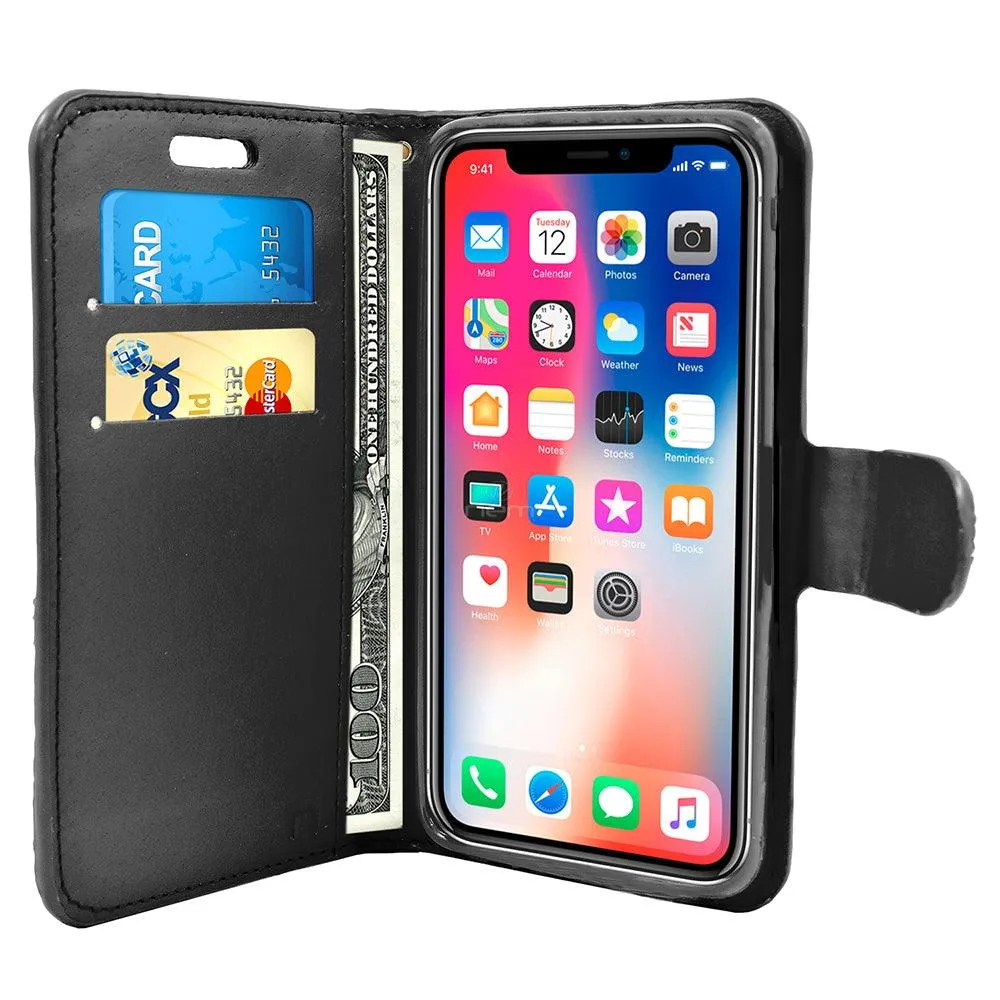 Apple iPhone X / 10 Diamond Leather Wallet Case by Modes