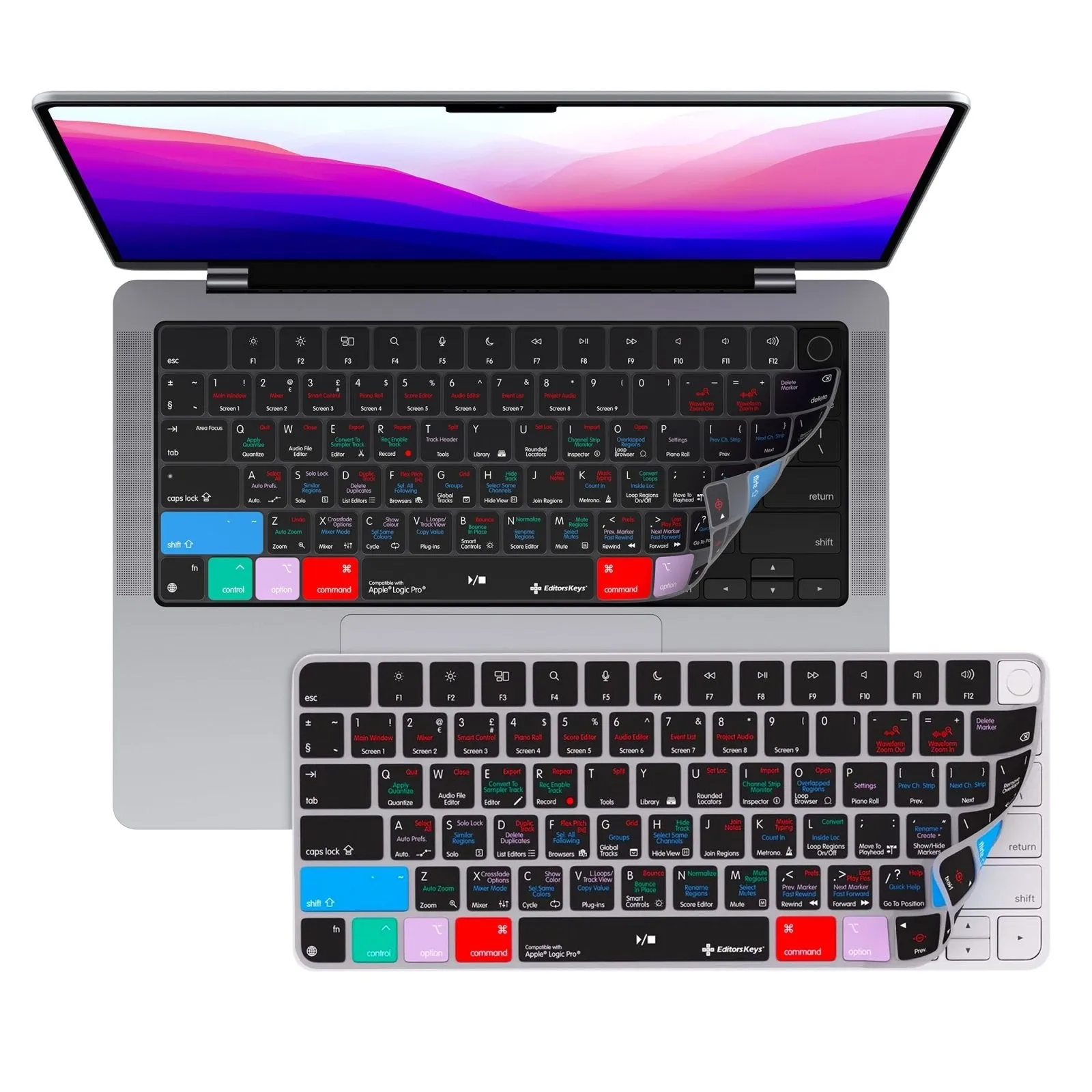 Apple Logic Pro Keyboard Covers for MacBook and iMac