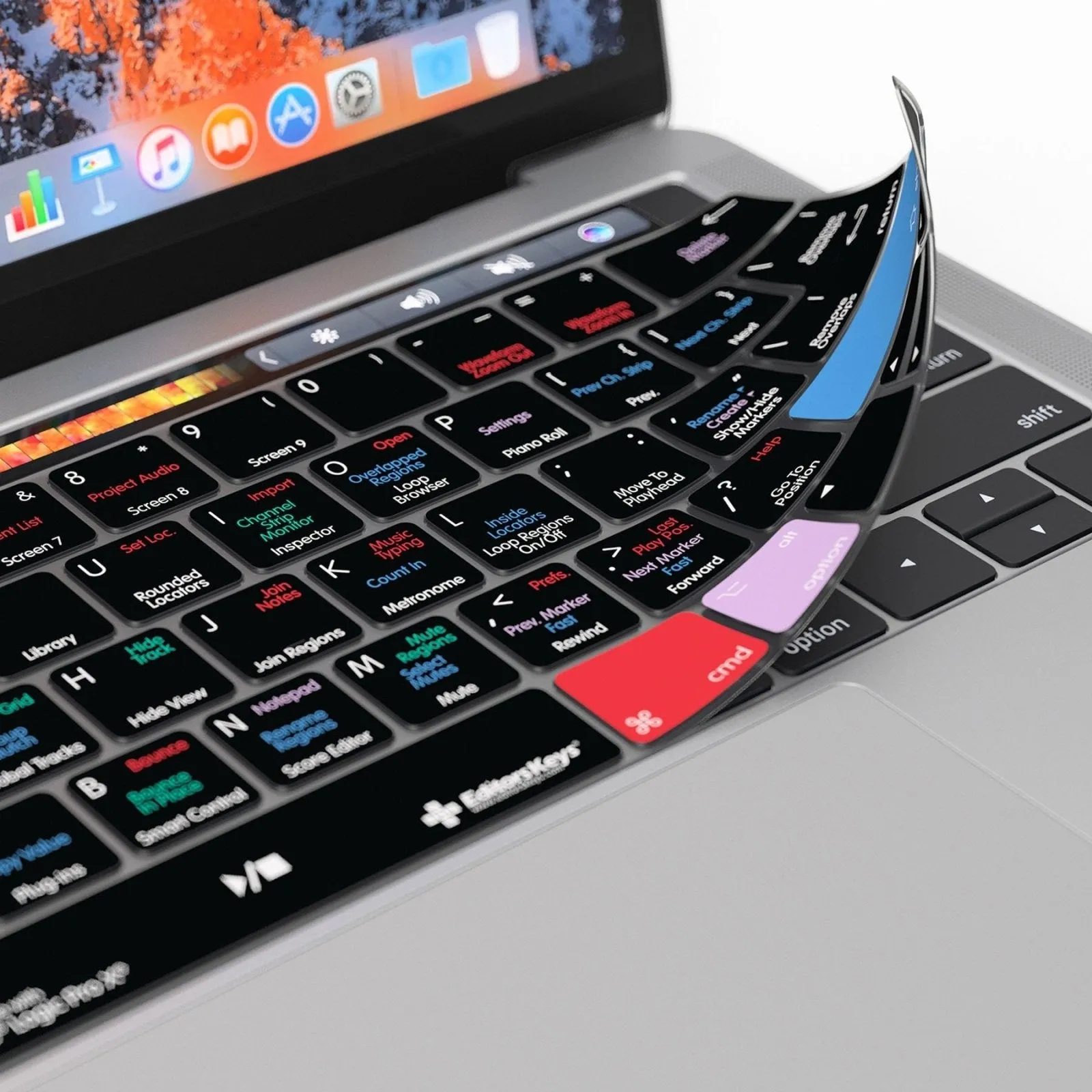 Apple Logic Pro Keyboard Covers for MacBook and iMac