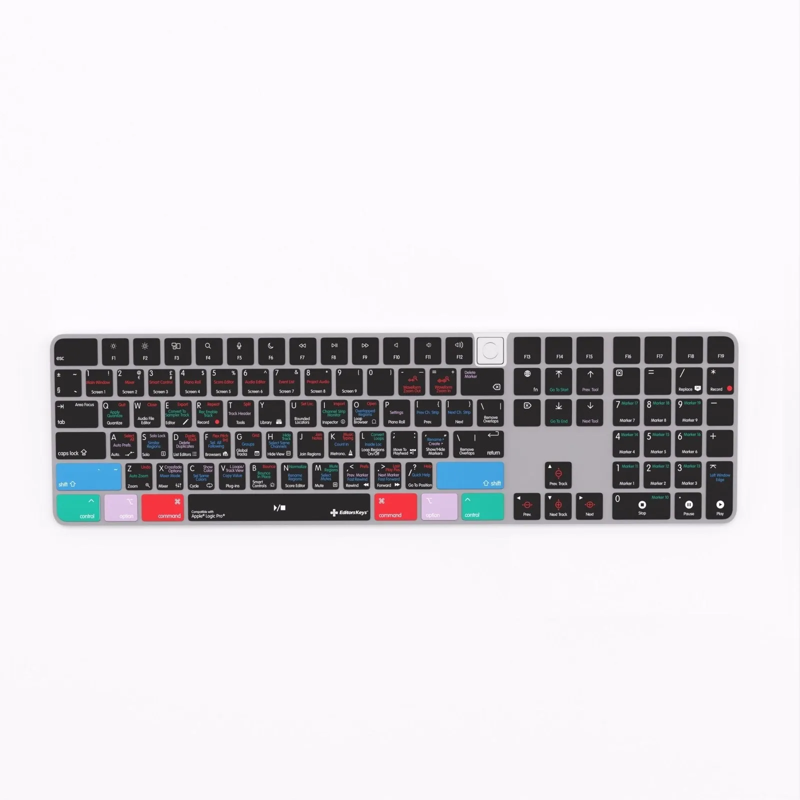 Apple Logic Pro Keyboard Covers for MacBook and iMac