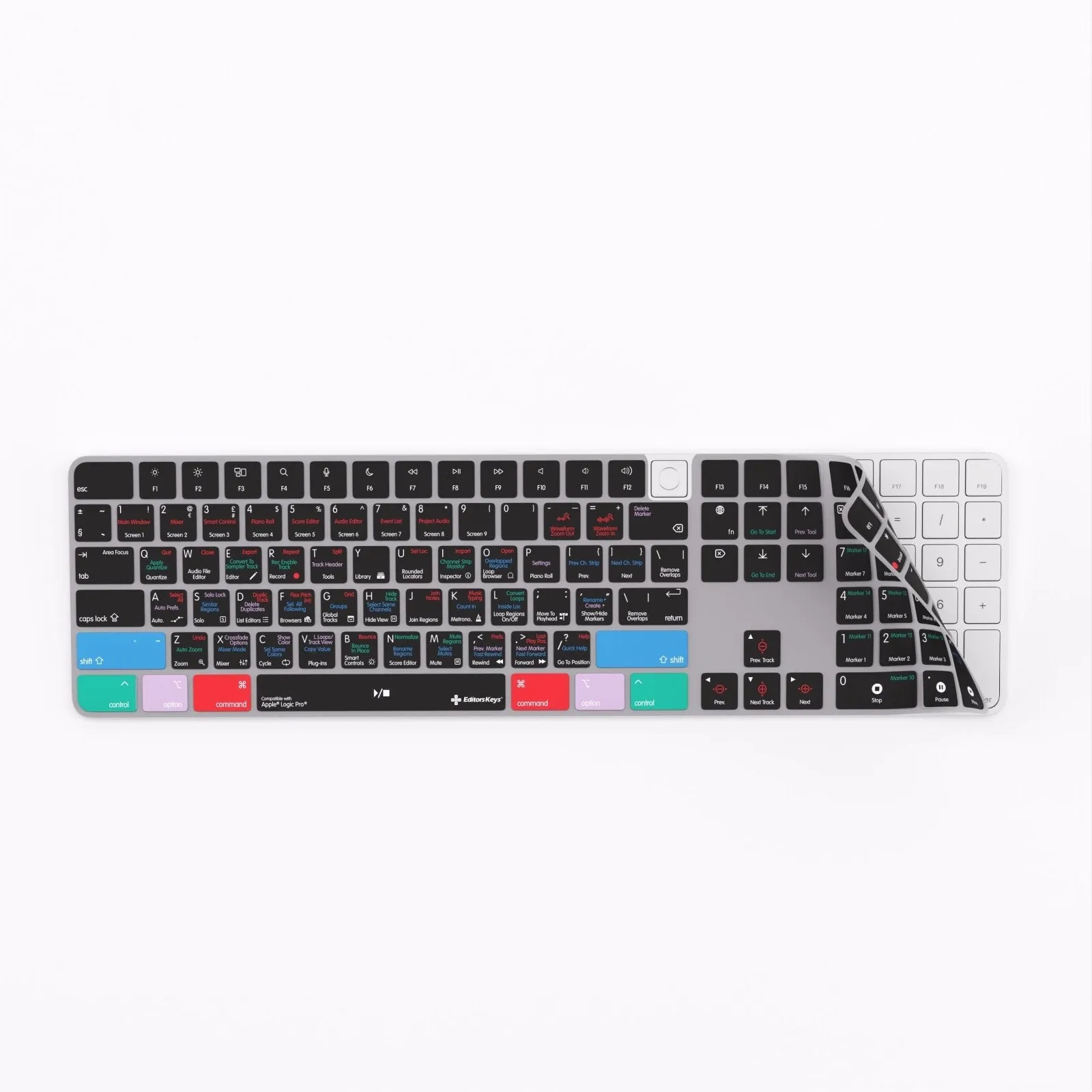 Apple Logic Pro Keyboard Covers for MacBook and iMac