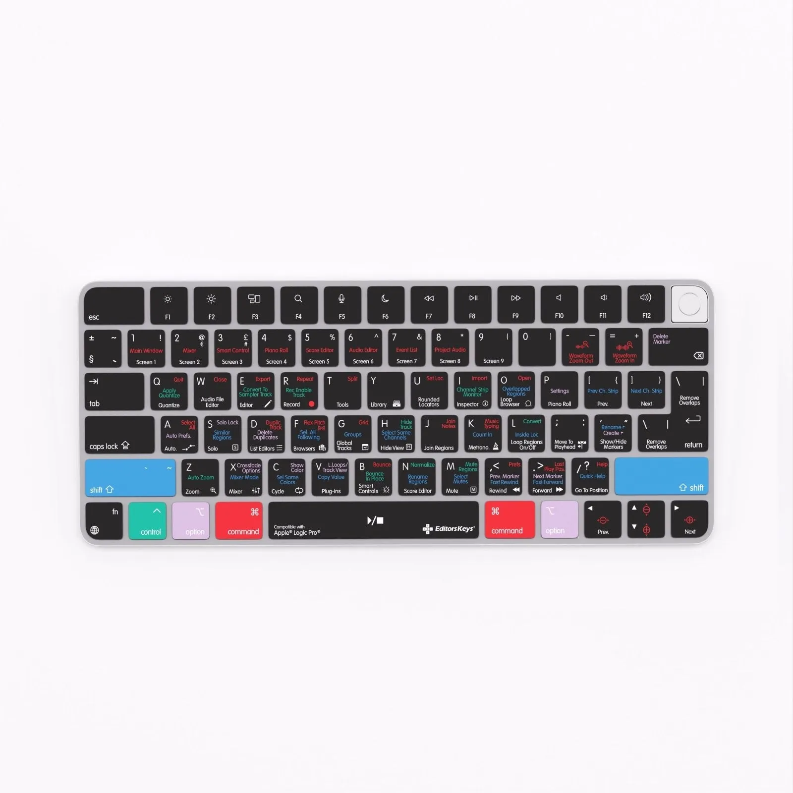 Apple Logic Pro Keyboard Covers for MacBook and iMac