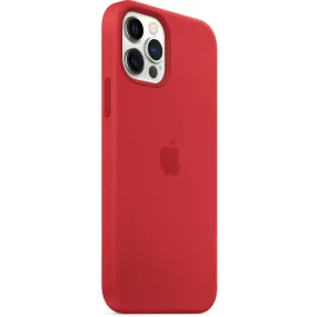 Apple - (Product) Red - Back Cover For Mobile Phone - With Magsafe - Silicone - Red - For Iphone 12, 12 Pro