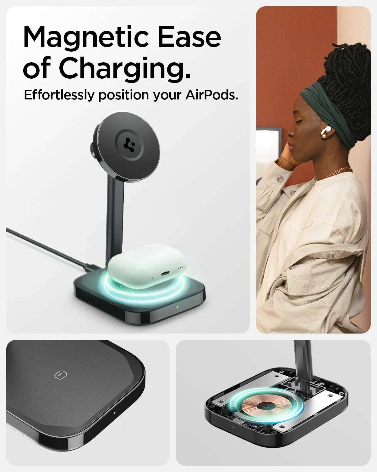 ArcField™ Magnetic Wireless Charger Stand | PF2100 (MagFit)