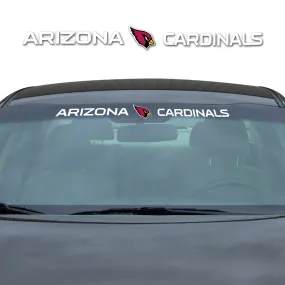 Arizona Cardinals Sun Stripe Windshield Decal 3.25 in. x 34 in.