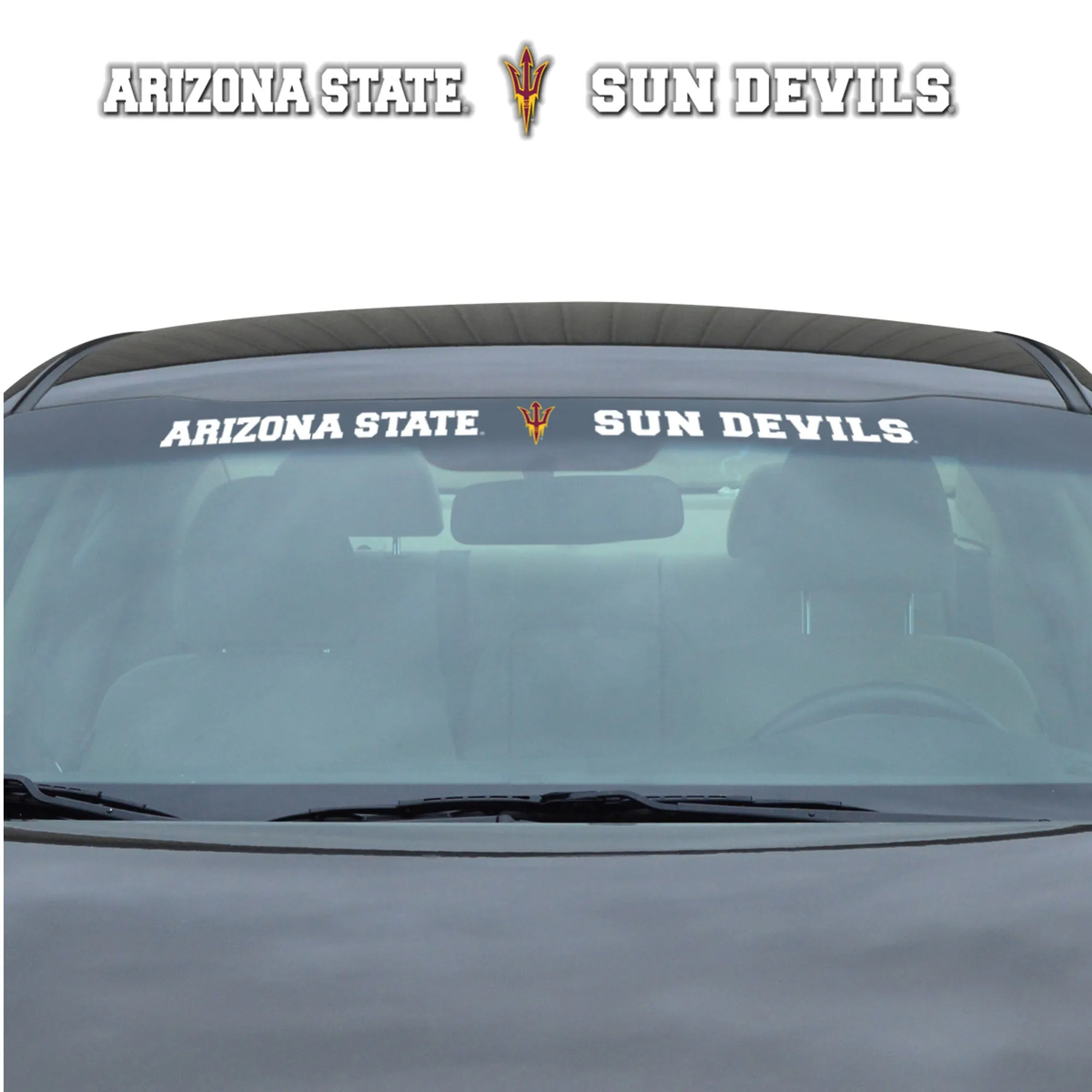 Arizona State Sun Devils Sun Stripe Windshield Decal 3.25 in. x 34 in.