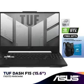 Asus TUF Dash F15 FX517Z-MHN144W 15.6'' FHD Gaming Laptop (Intel® Core™ i5-12450H | 8GB | 512GB SSD | GeForce RTX™ RTX 3060)