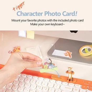 ★Authentic★Disney Winnie Tigger Wireless Keyboard/ 3in1 Multi Pairing/Multi Connection/Slim Design