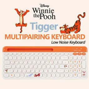 ★Authentic★Disney Winnie Tigger Wireless Keyboard/ 3in1 Multi Pairing/Multi Connection/Slim Design